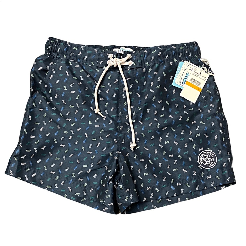 🆕 Original Penguin Swim 3” Box Cut Trunks S
